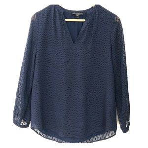 J Crew v neck blouse